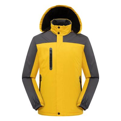 China Anti-shrink manufacturers directly supply waterproof wear-resistant mountaineering thick printed flip grain cashmere fleece jacket for sale