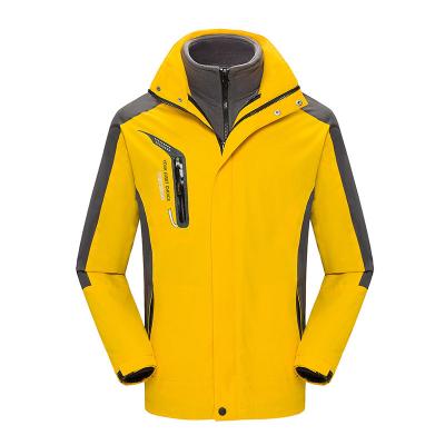 China Anti-shrink manufacturers directly supply waterproof wear-resistant mountaineering thick printed flip grain cashmere fleece jacket for sale