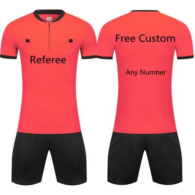 China New Style Basketball Referee Jersey Sports Equipment Antibacterial Custom Printed Breathable Short Sleeve Soccer Match Referee Suit for sale