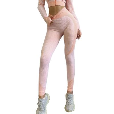 China Antibacterial Peach Hip Fitness Pants High Waisted Sports Quick Drying Breathable Pants Tight Yoga Pants for sale