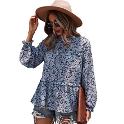 China 2021 Autumn And Winter Loose Vacation Main Sleeve Summer European And American Fashionable Tops Regular Leisure Women for sale