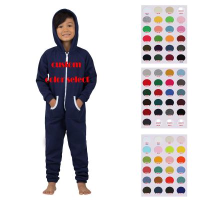 China New fashion wholesale anti-shrink sleeve piled kids boy overalls toddler girl fleece clothes for sale