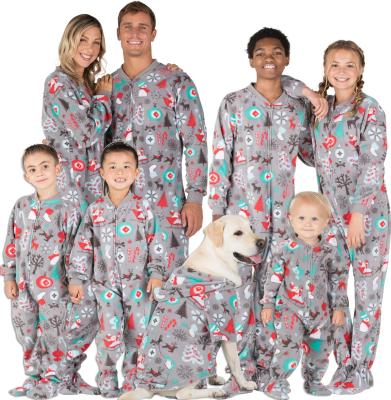 China 2021 New Year QUICK DRY Family Matching Outfits Digital Sublimation Printing Onesie Pajamas for sale