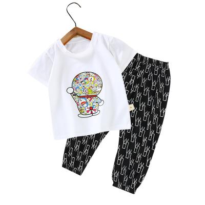 China 2022 sleeve version clothing summer casual children's clothing infants Korean clothes boys machine T-shirt short cat boys for sale