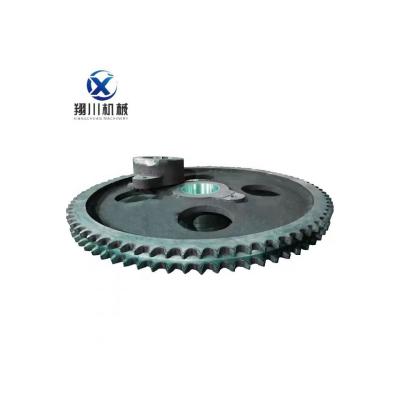 China Machinery Repair Shops Forging Industrial Lathe Steel Sprocket Wheel For Machinery Building Material for sale