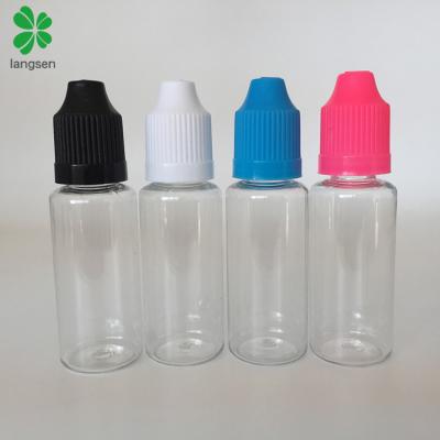 China 20ml maker dropper PET 20ml e dropper 20ml PET bottle squeezable liquid plastic container bpa free e material for sale