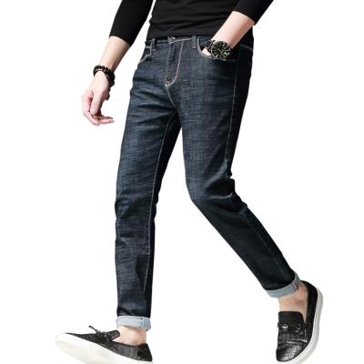 China Newest style contrast color breathable denim men jeans autumn wear elastica jeans for boys hombre for sale