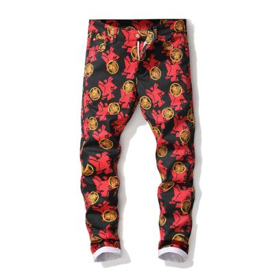 China Breathable High Quality Elastic Printed Club Boys Bottoms Pants Casual Trousers Pants for sale