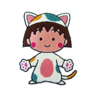 China Eco-friendly Direct Ambroiderd Cartoon Maruko Factory Embroidery Computer Chapter Towel Patches Letters for sale