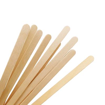 China Custom Traditional Professional Made Disposable Wooden Coffee Blender Sticks Compost Cheap Wooden Stirrers for sale