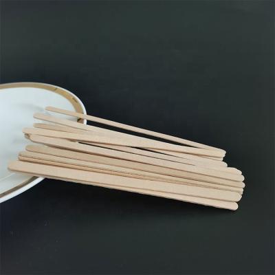 China Factory Direct Sale 14Cm Wooden Disposable Coffee Stirrer Stick Drink Coffee Stirring Viable Bar Rod Coffee for sale