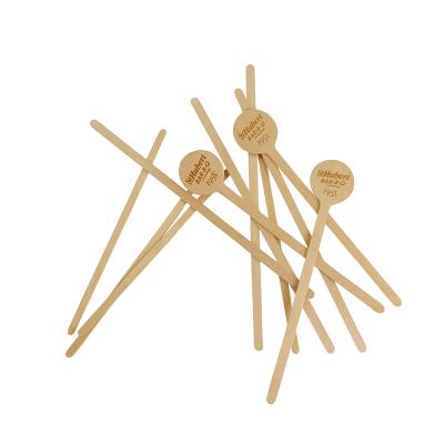 China Sustainable 100% Compostable Disposable Wooden Coffee Stirrer for sale