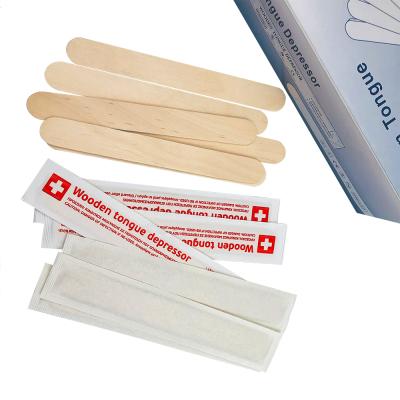 China Examination for mouth health competitive price indivually wrapped wooden spatula for sale