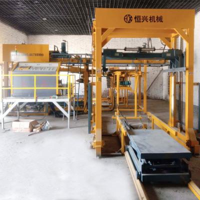 China Buliding Construction Concrete Block Stacking Machine Brick Palletizer Brick Making Machine Full Automatic Block Cuber Machine for sale