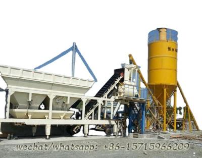 China Building Material Stores Factory (YHZS25) Automatic Portable Concrete Batching Plant Mobile Concrete Batcing Plant for sale