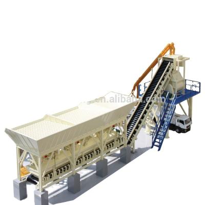 China Automatic Concrete Cement Water Mixing Plant Building Material Stores Kneading Stores Concrete Batching Plant HZS60 HZS50 for sale