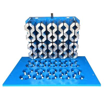 China High Quality Solid Block Machinery Brick Making Machine Block Machine Cement Brick Molds Retaining Wall Concrete Block Molds for sale