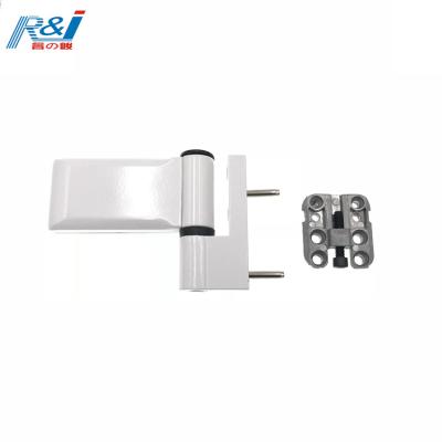 China Easy installation zinc alloy+aluminum alloy hinge upvc folding door hinge for window and door for sale