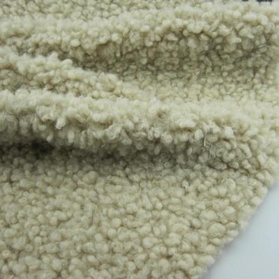 China New eco-friendly curly faux fur Sherpa for garment/hometextiles/ for sale