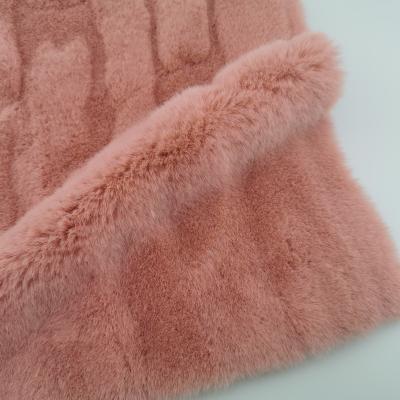 China Auto Upholstery 100%Polyester Mink Fur Rabbit Faux Fur Faux Fur For Garment /Hometextiles/ Accessories for sale