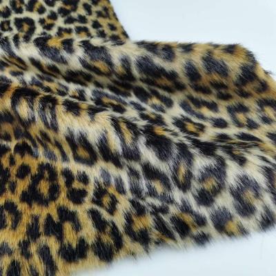 China Eco-friendly Leopard Mink Faux Fur Fake Fur For Garment /Home Textiles for sale