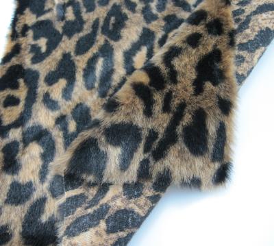 China LEOPARD LEOPARD JACQUARD AUTOMATIC FEEL SOFT HAND upholstery FAUX FUR for garment /home textiles for sale