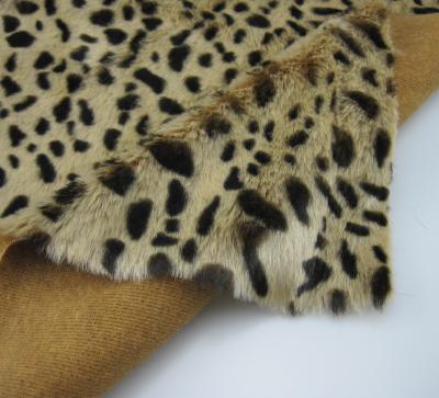 China Soft Hand Auto Super Feel Upholstery Leopard Acrylic Faux Fur For Garment Home Textiles for sale