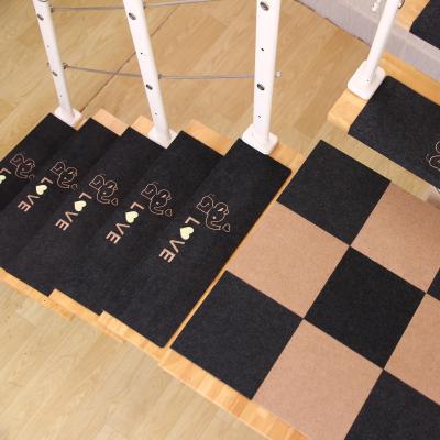 China Factory direct sales anti-slip covers for stair tread mat rubber stair mats in low price for sale