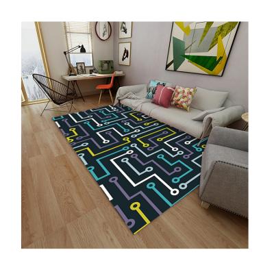 China Modern Limited Time Discount Custom Size 3d Print Blanket With Dot Backing For Living Room Nonwoven for sale