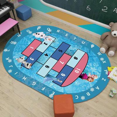 China Modern Washable Alfombra Dormitorio Kids Big Kids Carpet Children Play Mat Child Room Carpet Kids Floor Mat for sale