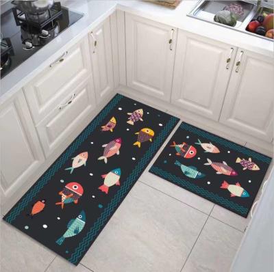 China Modern Eco-friendly Anti Slip Kitchen Mats Shoe Sanitizing Mat Kitchen Area Rug Long for sale