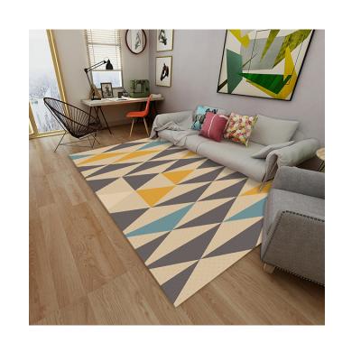 China Modern Hot Sale Fashion Customized Pattern Area Rug Geometric Moroccan With Dot Backing Nonwoven for sale