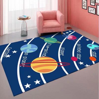 China 2021 New Pattern Kids Chinese Modern Space Rug Small Washable Cute Rugs For Women Kids Room for sale