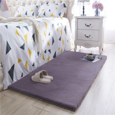 China 2021 New Fashion Rugs Geometric Fluffy Fur Blankets Anti-slip Faux Fur Rug Rug for sale