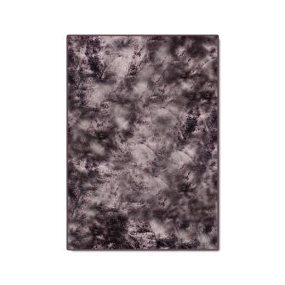 China Low price anti-slip tie-dye silk rugs and fluffy faux fur rug home decoration blankets for living room for sale