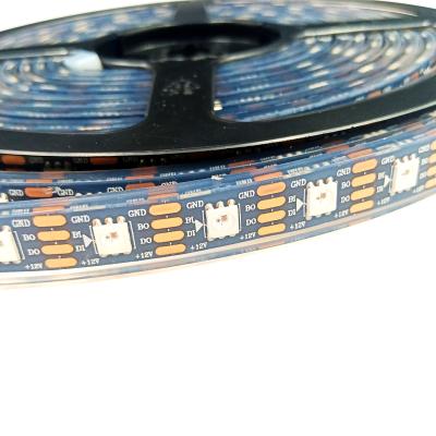 China Digital LANDSCAPE Black IP68 Waterproof PCB 12V ws2815 RGB Led Pixel Strip Light for sale