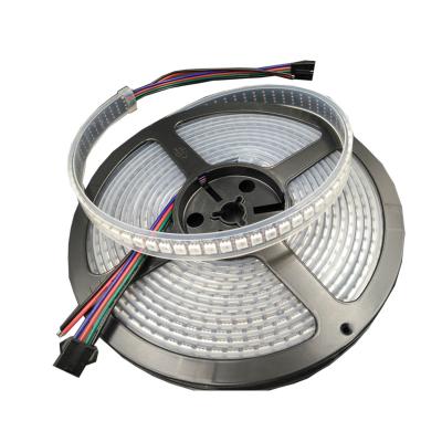 China LANDSCAPE 5V SK9822 APA102 APA102C 144LEDs/m RGB Programmable Flexible Flashing Neon Led Strip for sale