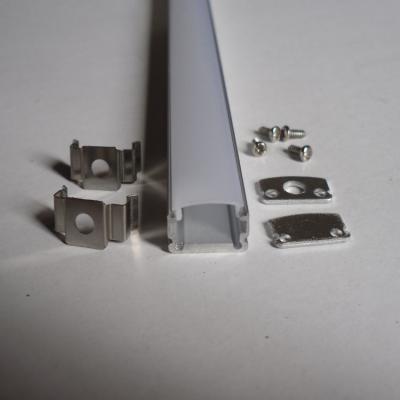 China Anodized aluminum low price anodized aluminum LED profile with PC cover for SMD 3528 led strip light for sale