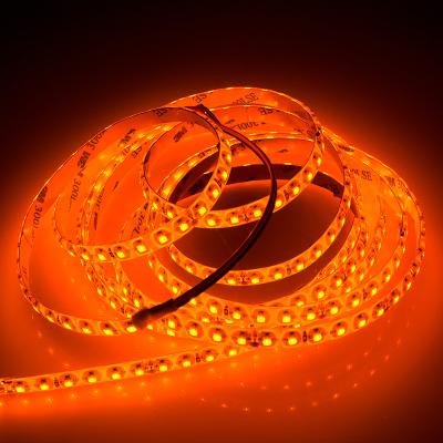 China Good Desktop Quality 3 Years Warranty Amber Color 24V 9.6W 3528 LED Strip Light Yellow Color for sale