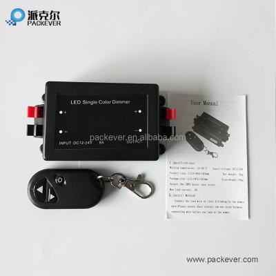 China Single Color LED Light Shenzhen DC 5V or DC 12-24V Led Dimmer Light Remote Controller for sale