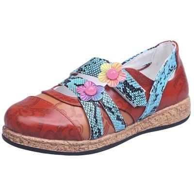 China 2021 new arrival fashion trend female women's autumn style flower casual shoes outdoor walking shoes for sale