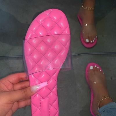 China 2021 fashion trend wholesale price summer beach sandals for ladies and girls women flat rubber slippers for sale