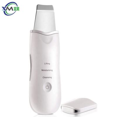 China New Arrival Ultrasonic Exfoliation Skin Scrubber DEEP CLEANSING Facial Peeling Peeling Ionic Skin Care Machine for sale