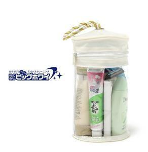 China clear pvc round cosmetic gift bag for sale