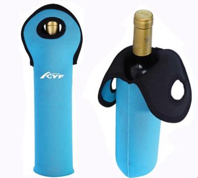 China 5mm custom printing neoprene wine cooler for sale