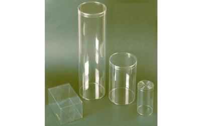 China Plastic tube box, clear PVC plastic packaging box for sale