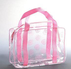 China Transparent PVC gift bag for sale