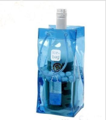 China pvc wine bag with handle for packing ,logo print for sale