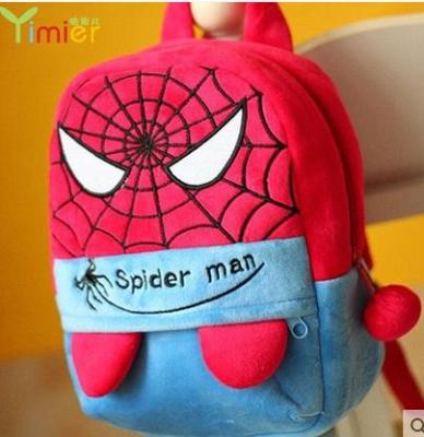 China popular canvas backpack spider man for sale