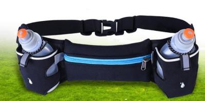 China Waterproof running waist bag with water bottle for sale